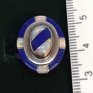 Lapis & Opal 925 Ring